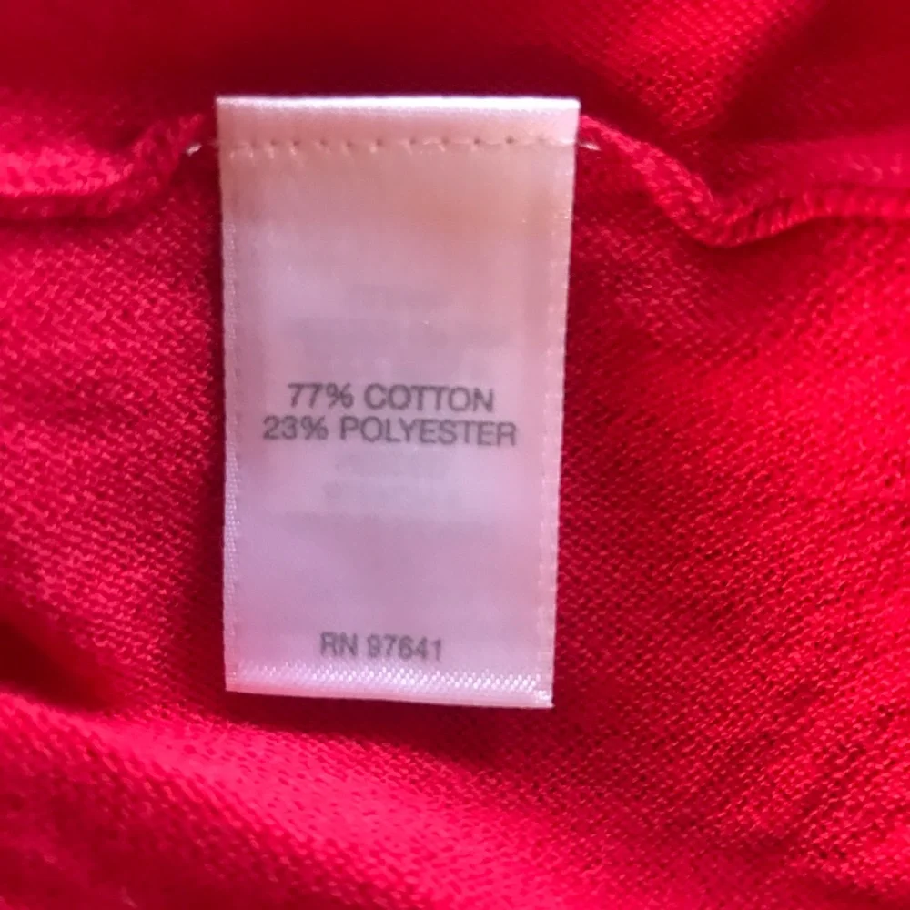 J.Jill Red Lightweight Sweater - L